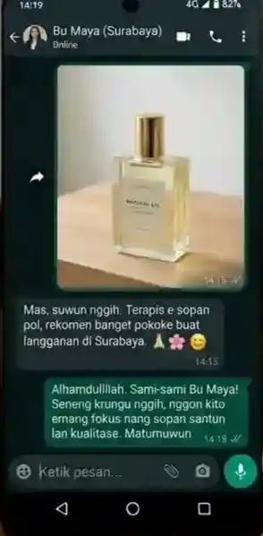 Testimoni Pelanggan Massage Panggilan di Surabaya