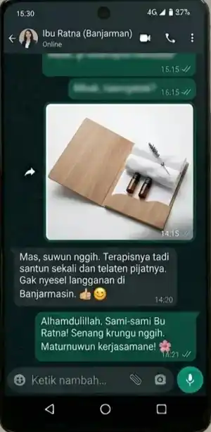 Testimoni Pelanggan Massage di Banjarmasin